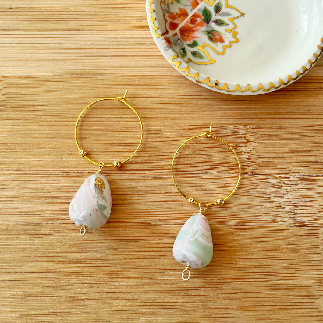 Teardrop Hoops